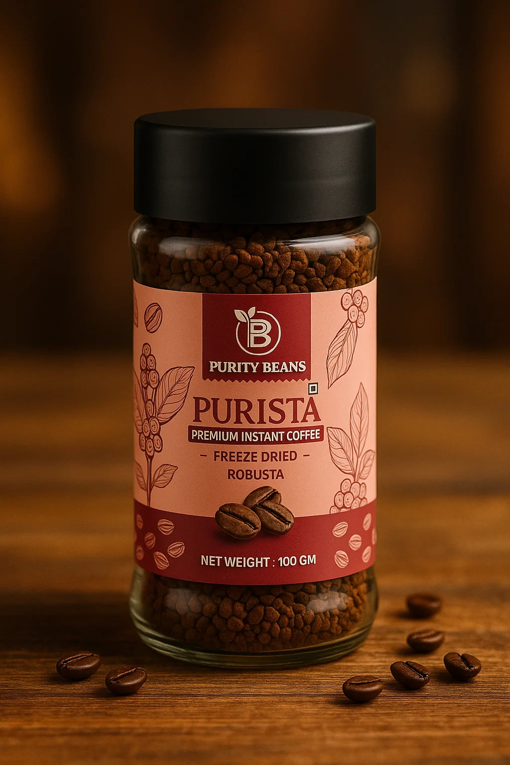 Purity Beans Purista Gourmet Instant Coffee Granules - Purity Beans