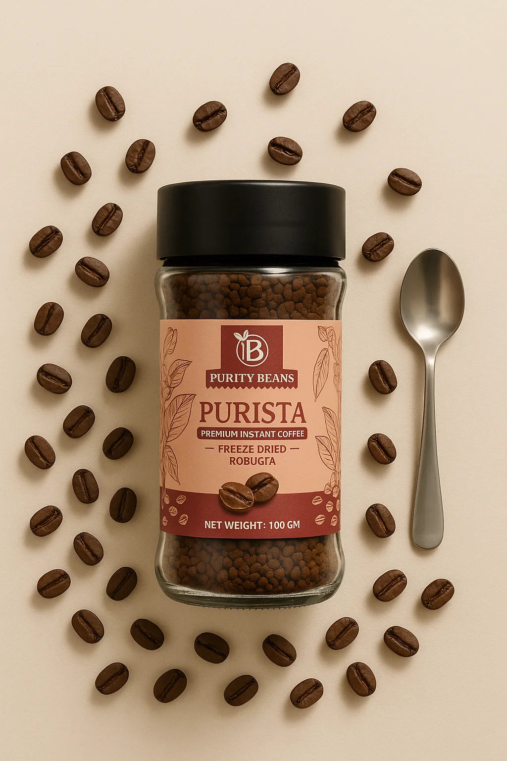 Purity Beans Purista Gourmet Instant Coffee Granules - Purity Beans