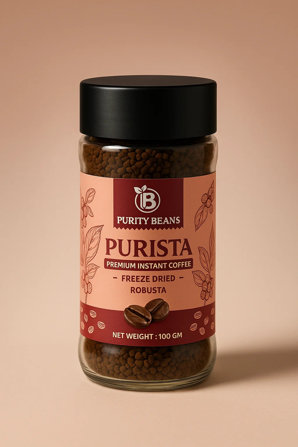 Purity Beans Purista Gourmet Instant Coffee Granules - Purity Beans