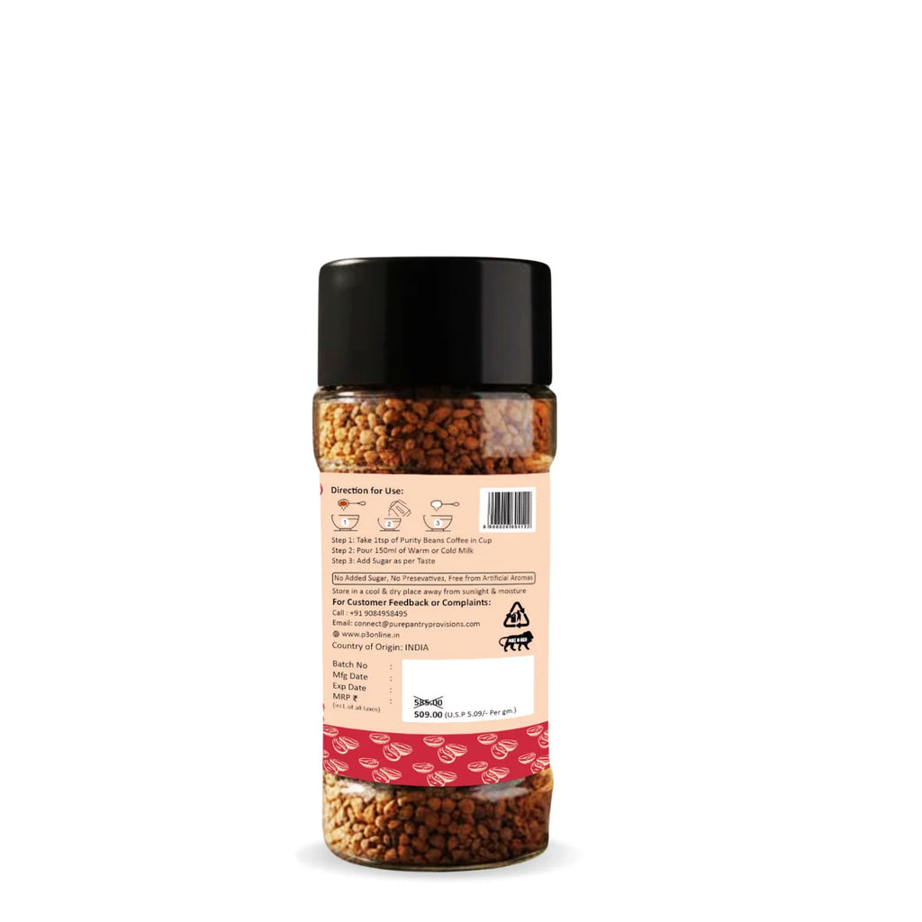 Purity Beans Purista Gourmet Instant Coffee Granules - Purity Beans