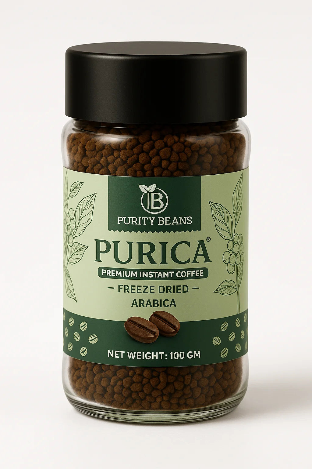 Purity Beans Purica Gourmet Instant Coffee Granules - Purity Beans